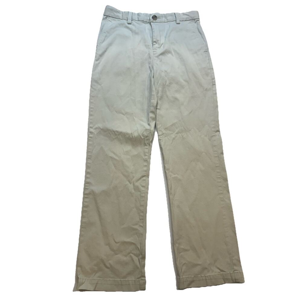 Vineyard Vines Youth Khaki Pants Size 14 Adjustable Waist Chino Beige Boys